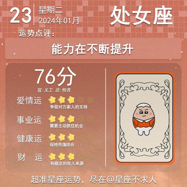 2024年1月23日星座運勢插图6