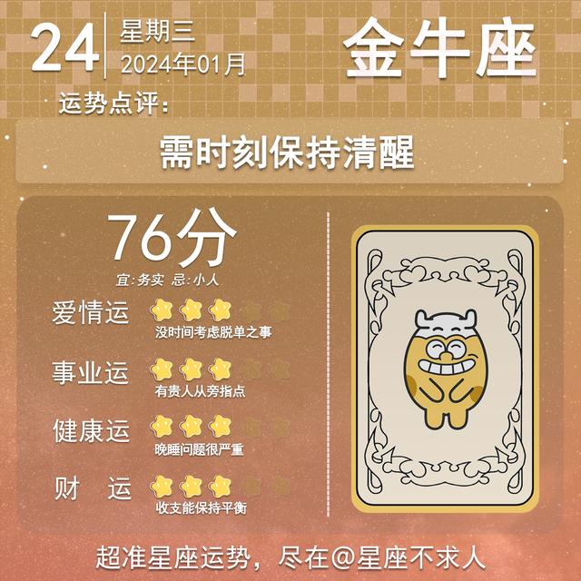 2024年1月24日星座運勢插图2