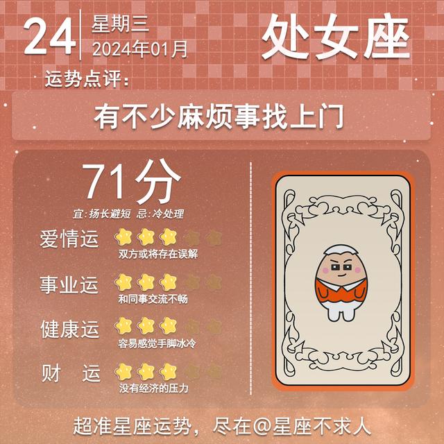 2024年1月24日星座運勢插图6