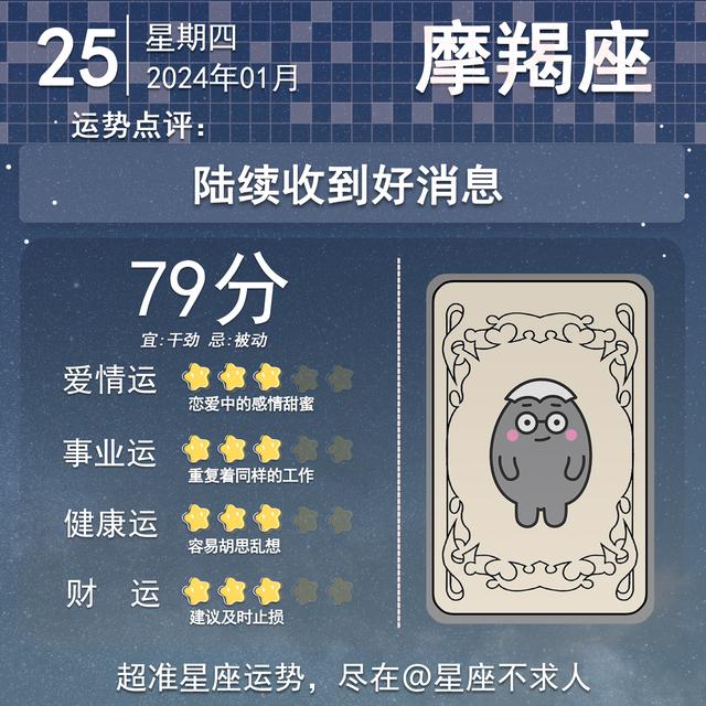 2024年1月25日星座運勢來啦插图10