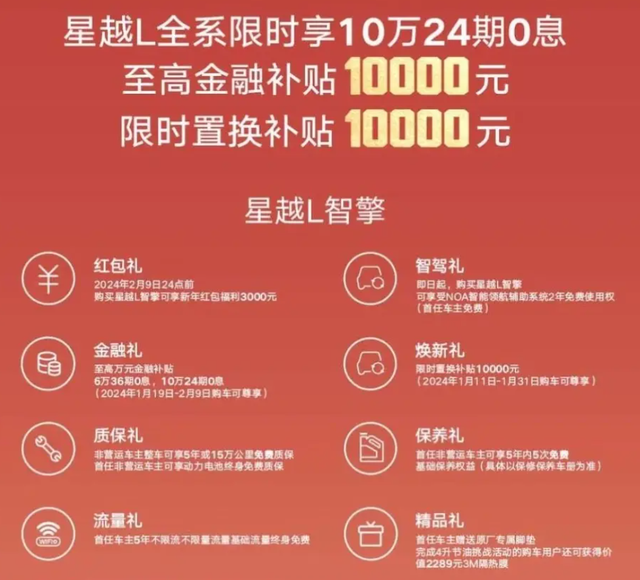 星越L智擎限時優惠3000元，你們會買嗎？插图1