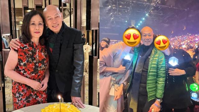 77歲羅傢英撇下汪明荃去看“孫子”演唱會，與兩大女神親密合影缩略图