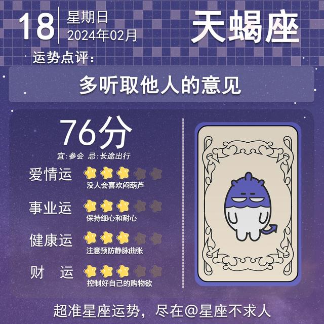 2024年2月18日十二星座運勢插图8