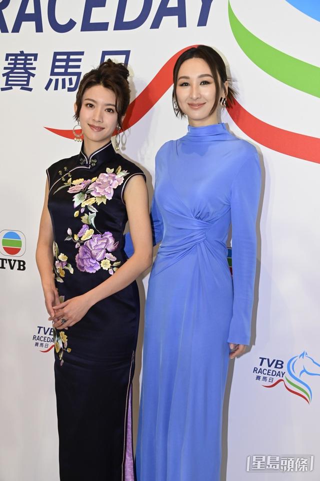 TVB賽馬日美女如雲逾30位明星出席，陳煒當眾爆料朱晨麗今年結婚插图4