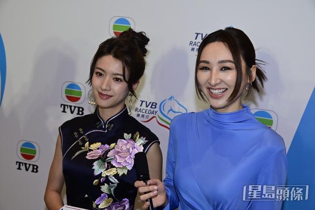 TVB賽馬日美女如雲逾30位明星出席，陳煒當眾爆料朱晨麗今年結婚插图5