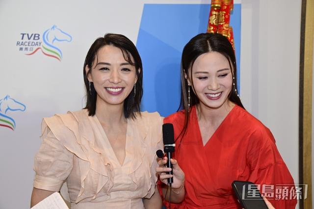 TVB賽馬日美女如雲逾30位明星出席，陳煒當眾爆料朱晨麗今年結婚插图9