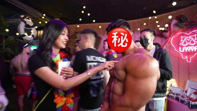 TVB女神逛臺灣夜店摸巨肌半裸男！母胎單身在鏡前探討婚前性行為插图3