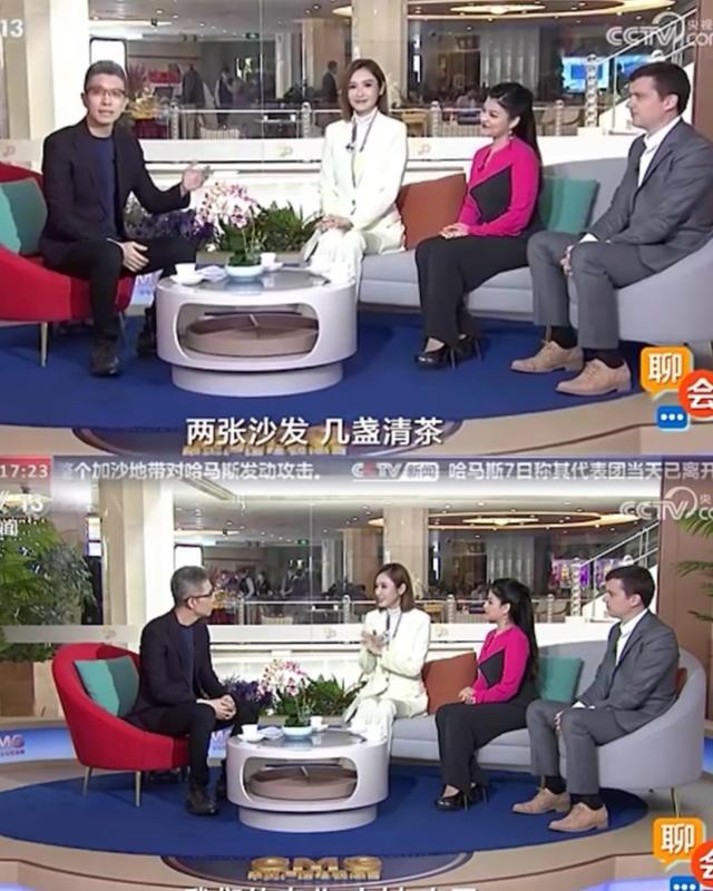 TVB主持人陳貝兒做客央視新聞，與朱廣權對談，網友贊：香港之光插图2