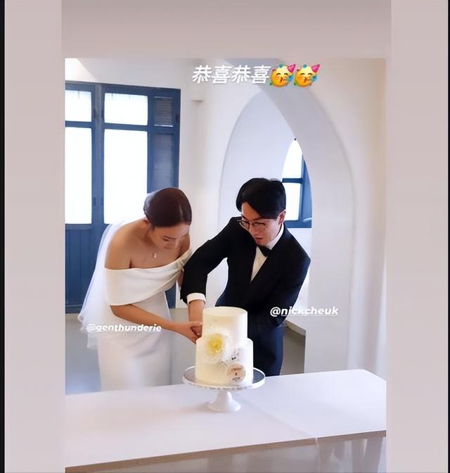 香港官二代導演辦小型婚禮，新娘大秀性感，蔡卓妍等群星祝賀插图5