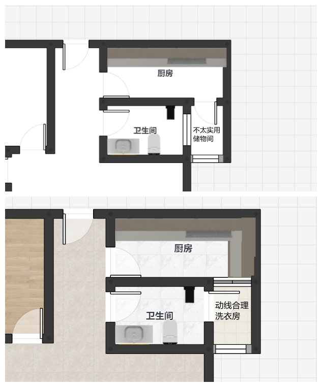 不顧反對，老公堅持給衛生間裝兩個門，完工後全傢服氣插图4