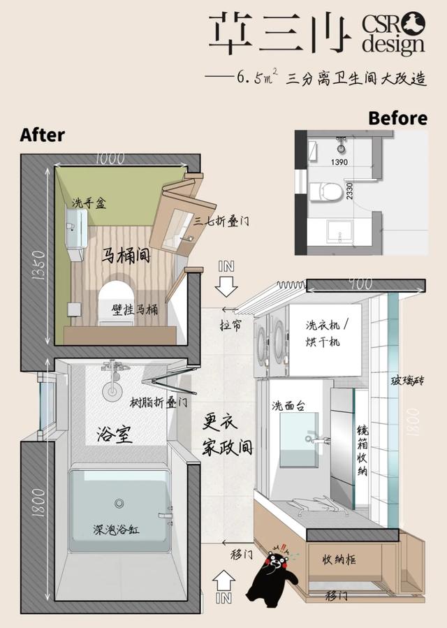 不顧反對，老公堅持給衛生間裝兩個門，完工後全傢服氣插图11