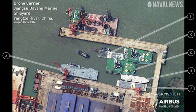 美媒發現中國神秘艦船，宣稱是無人機航母？或是人類歷史第一艘！缩略图