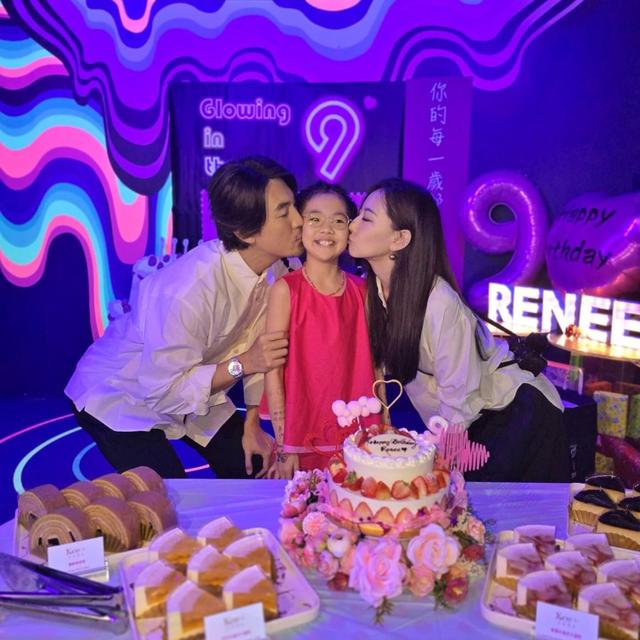 TVB視帝為9歲女兒辦生日派對！壽星被愛滋養長大滿臉幸福獲親吻插图3